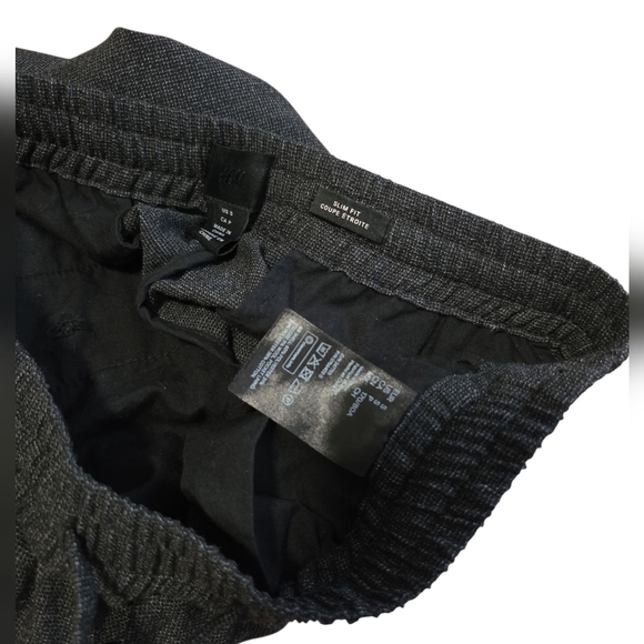 Men's Black Drawstring Pants - Picture 4 of 4